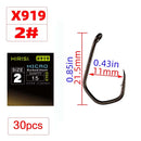 Anzol PTFE Micro Farpado em Aço Alto Carbono 30 Peças | 2