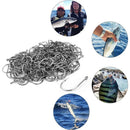 Kit 1000 Anzóis Farpados em Aço Alto Carbono – Tamanhos 3# ao 12# Alta Resistência