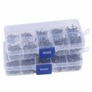 Kit 1000 Anzóis Farpados em Aço Alto Carbono – Tamanhos 3# ao 12# Alta Resistência